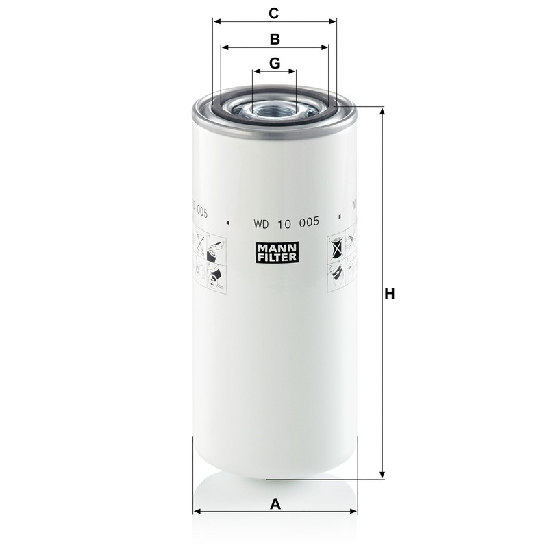 Mann Filter WD 10 005 Drive Elements