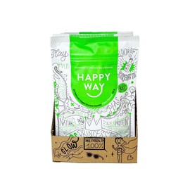 HAPPY WAY Choc Pea Princess Vegan Protein Powder - 6 Sample Packs, 60g Each | Classic Chocolatey Flavour | Supports Toning & Muscle Recovery | Ideal for Shakes, Smoothies & Healthy Recipes