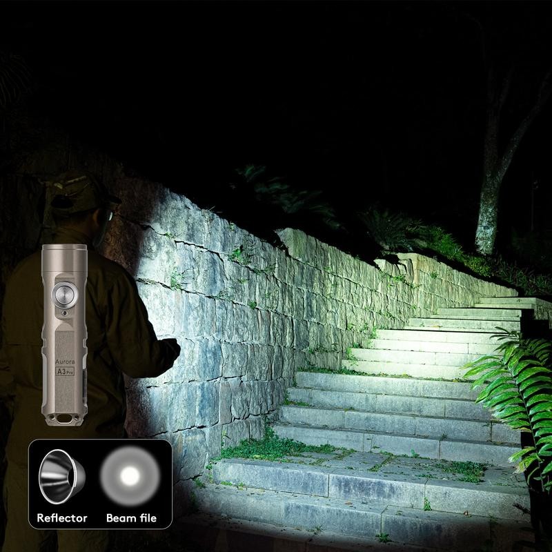 RovyVon A3 Pro USB-C Rechargeable EDC Flashlight Max Output 650