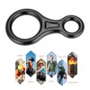 Climbing Rappel, Aluminum Alloy Peak Rescue Terminal 8 Descender Belaying