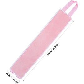 Aplicador Diseñado para Alcanzar Zonas Difíciles para Espalda Fibra Suave de Loción Autobronceadora Rosa y Adecuado Tipo de Piel