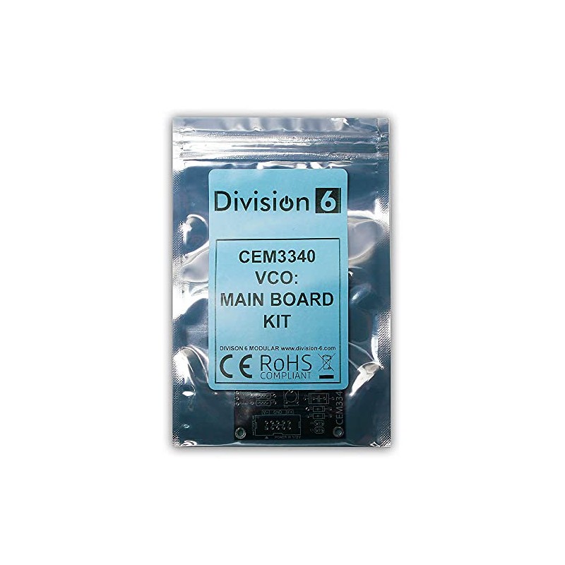 Division 6 CEM3340 VCO Oscillator Main Board Kit