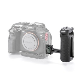 TILTA Xeno Side Handle Thumbscrew with 1/4″-20 Camera Cage Locating Pin Black TA-XSH1-B