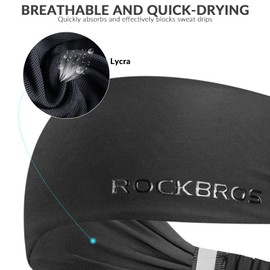 ROCKBROS Sports Headbands Men Women Wicking Sweatband Forehead Elastic Non-Slip Hair Band Breathable Running Headband