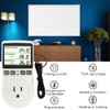 Plug in Thermostat Temperature Controller Electric Digital Thermostat Heating Cooling