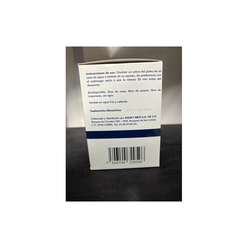Colágeno Hidrolizado Gudly Caja De 30 Sobres De 10 Gr