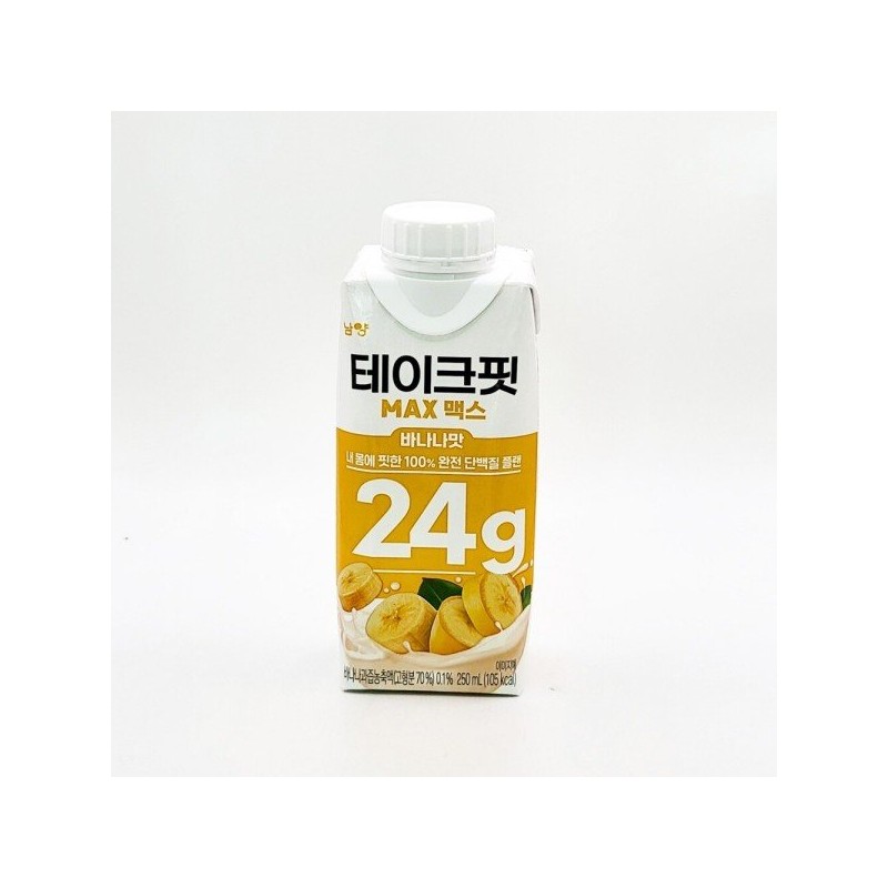 남양 테이크핏 맥스 고소한맛 250ml 6개 + 바나나맛 250ml 6개