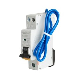 Fusebox Mini RCBO Double Pole - Type A "B" Curve 20A 30mA 6kA