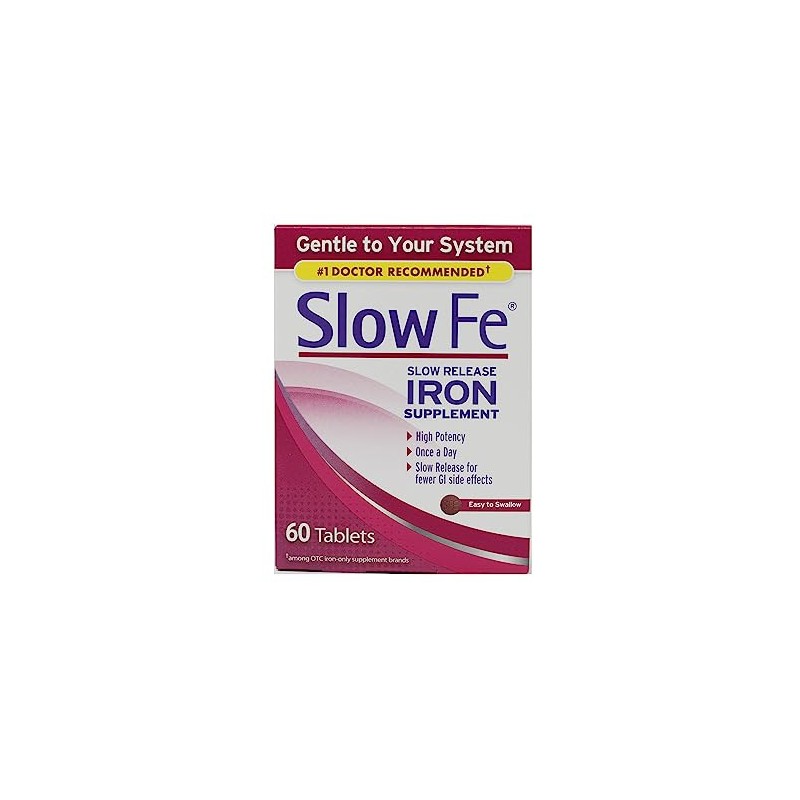 Slow Fe, High Potency Iron 45 mg, Slow Release -