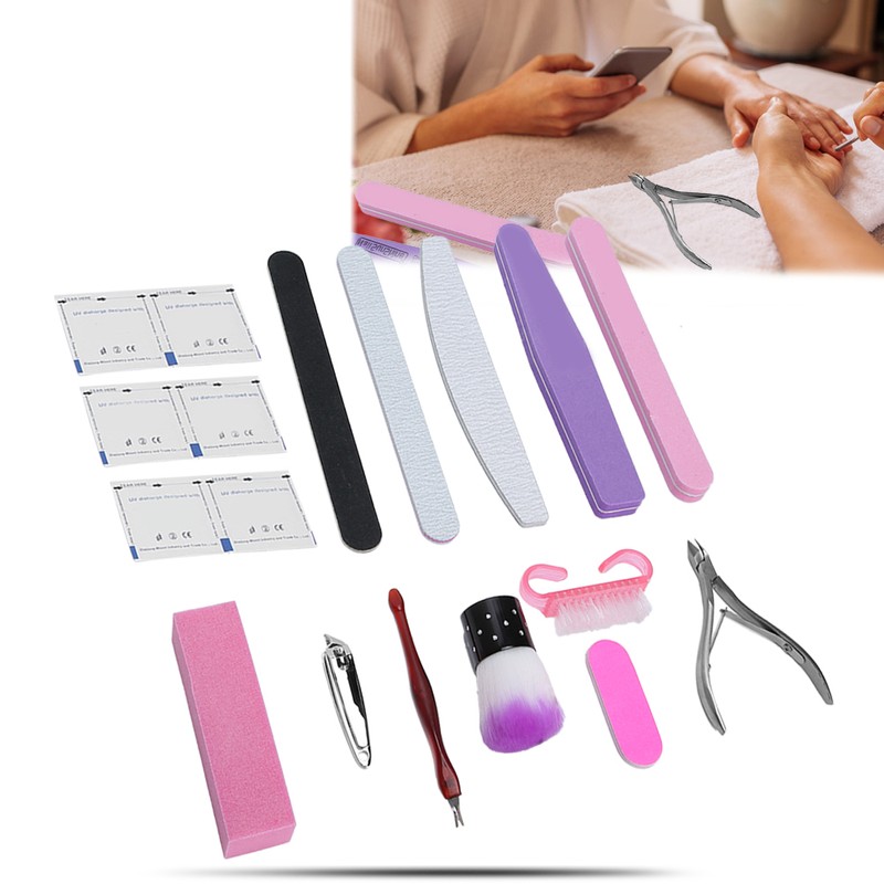 Nail Polishing Strip Dead Skin File Clipper Professional Nail Art