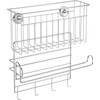 Yoshikawa 1304974 Refrigerator Side Wrap & Paper Holder, Silver, 10.0