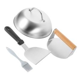 Zerodeko 1 Set Burger Press Handle Meat Press Tool for Cooking Non Stick Patty Maker for Griddle BBQ Easy to Use Burger Smasher Tool