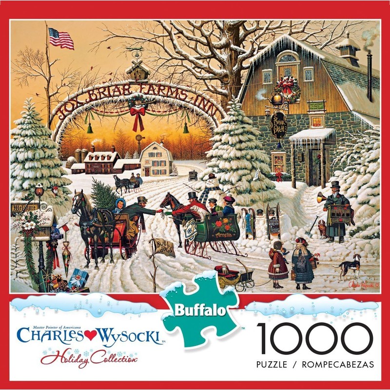 Buffalo Games – A Christmas Greeting - Charles Wysocki -