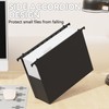 NORDUN Plastic Extra Capacity Hanging File Folder Letter Size,6 Pack