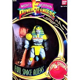Mighty Morphin Power Ranger 9" Evil Space Alien - King Sphinx