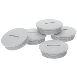 Pack of 5 Kalitec G4525210 M25 Blanking Plugs Plastic Round Light Grey I 32 mm Diameter I M25 Blanking Plug Set I Dust and Waterproof I IP65