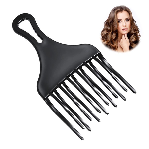 1 piece finger styler Afro comb coarse, strand comb, curling comb, plastic comb, natural curls, perm, strands