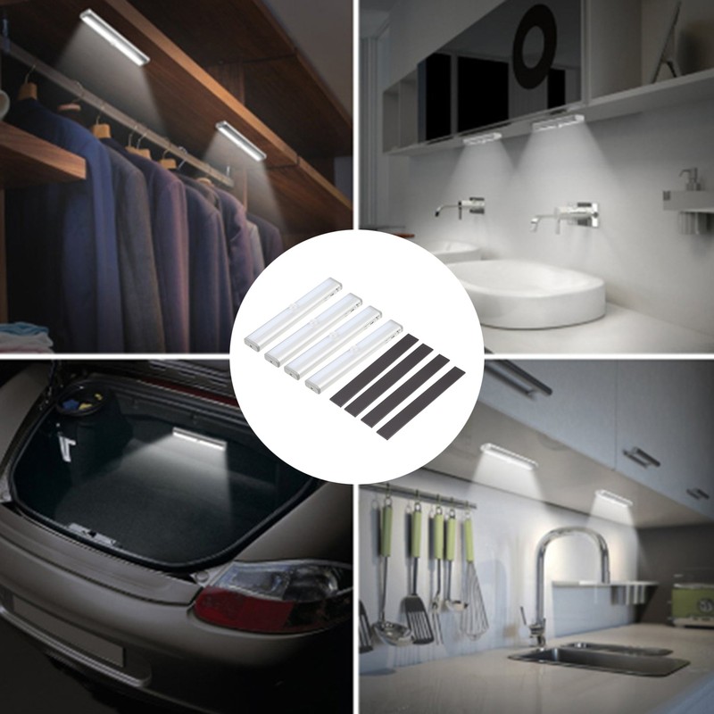 Motion Sensor LED Lights, Wireless 10-LED Motion Sensor Activated Night