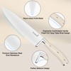 Kuisine Premium Sharp Knife Set,High Carbon Stainless Steel Ergonomic Handle,Knife