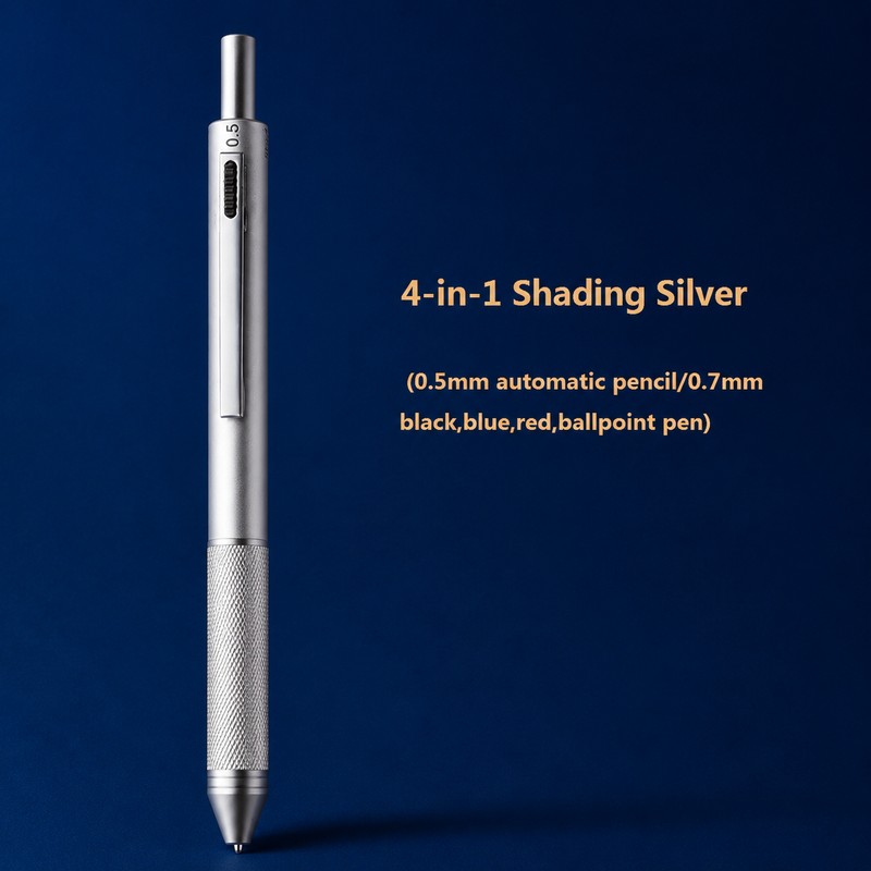 4-in-1 Multifunction Metal Pen for Office & School – 3