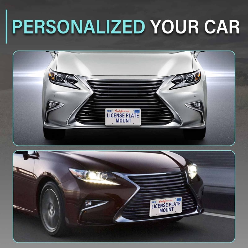 Heavy-Duty Front License Plate Holder Compatible with 2015-up Lexus NX