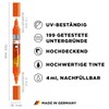 Molotow MO227506 One4All Acrylic Twin Marker Pen – Metallic Gold