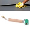 40mm Silicone Seam Roller Dual Use Brass Wheel Wood Handle