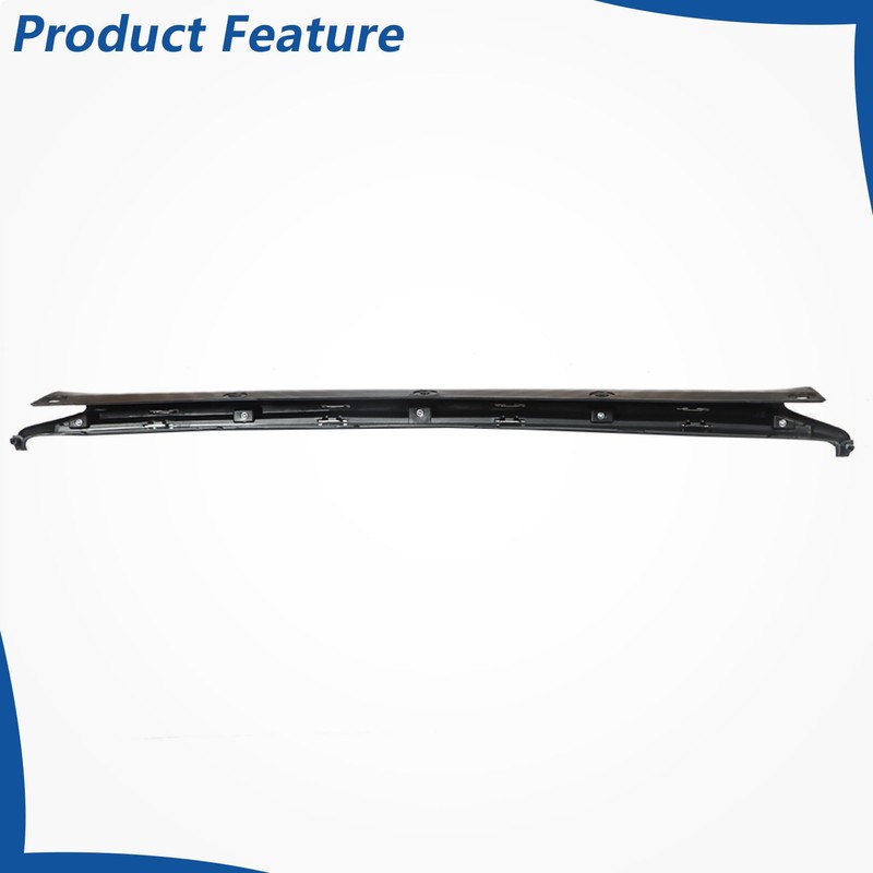 WFLNHB Front Bumper Cover Lower Trim Molding Chrome Replacement for