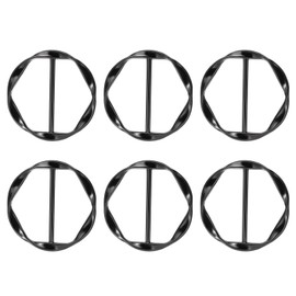 PATIKIL Scarf Ring Clip, Metal Round T-Shirt Clip Scarves Clasp Buckle Tie Circle Clip for Women Silk Clothing Decoration, Resin, Alloy