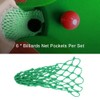 Billiards Mesh Pockets Club Bags 6 Pcs/Set Pool Table Kit