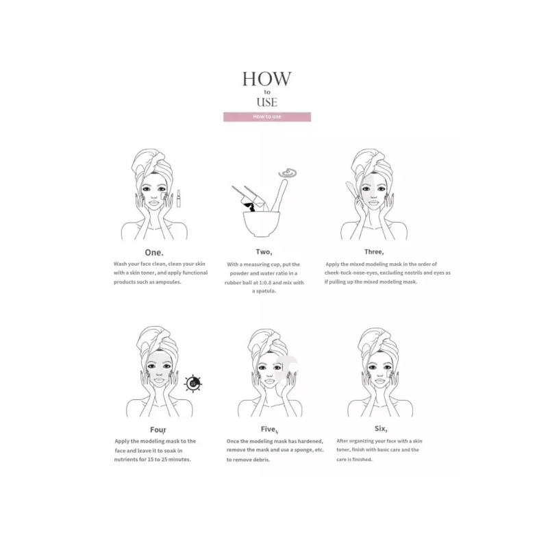 AnsSkin 진정 및 모공 관리를 위한 앤스킨 모델링 마스크 파우더