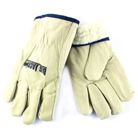Better Grip Premium Grade Insulated Pigskin Leather Driver Gloves, Sherpa Lined, BGBY7PLXL
