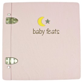 Jack Scrapbook Baby Feats Scrapbook Journal Memory Book - Pink