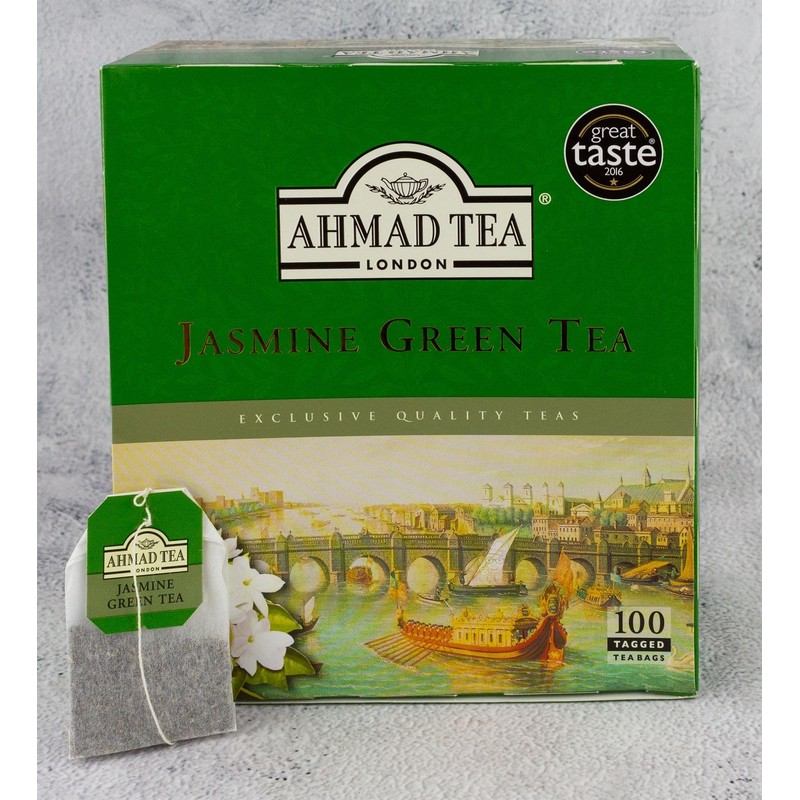 Ahmad Tea - Jasmine Green Tea Pack of 100 Green