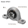 sourcing map 4pcs KP001 Flanged Pillow Block Bearings 12mm Bore,