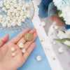 PH PandaHall Pack of 80 Pearl Pendants in 4 Sizes