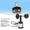 3 Cups Wind Speed Sensor Ultrasonic Sensor Weather Resistant High
