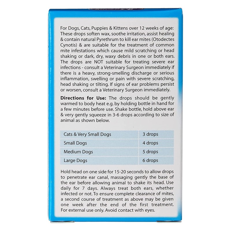 Jvp Dog & Cat Ear Drops 15ml