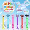 24 Pcs Princess Crown Bubble Wands, Birthday Party Favors