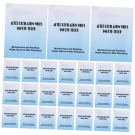 SAFIGLE 20pcs Wax Remover Wipes for Skin Cleaning Moisturizing After Waxing Infused with Plant Extracts Portable and Easy to Use for Go Wax Removal and Hydration