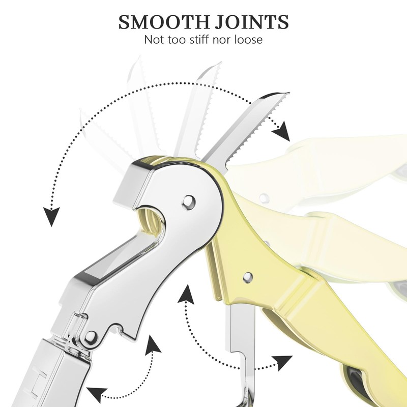 HYZ 2-Pack Wine Opener Waiter Corkscrew, Professional Wine Key for