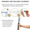 CLEVER CLEAN Large Dry Erase Wall Calendar 5 Feet- 48"x60"
