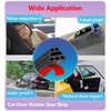 SOZATO Car Door Seal Strip Rubber 3 Layer Pyramid Structure