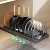 Pull Out Pots and Pans Organizer Under Cabinet, Expandable Sliding