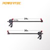 POWERTEC 71597 36 Inch Bar Clamps with Spreader, Trigger Clamps