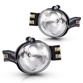 CNNELL Fog Lights Compatible with 1994-2001 DODGE RAM 1500/1994-2002 DODGE RAM 2500 3500, Clear lens