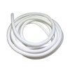 PE White Corrugated Flexi Pipe Tube Non-Split 10mm - 2m