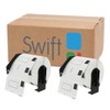 Swift 2 x Compatible DK-11209 29mm x 62mm White Thermal