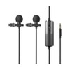 GODOX LMD-40C Dual Omnidirectional Lavalier Microphone with AUX Lock
