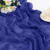 Santaben Royal Blue Cheese Cloth Table 120 Inch Soft Rustic